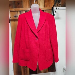 Talbots Chic Red Blazer